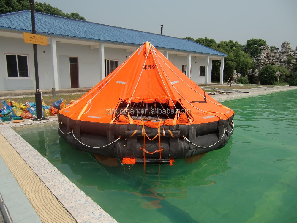 15 person davit launched inflatable viking liferaft