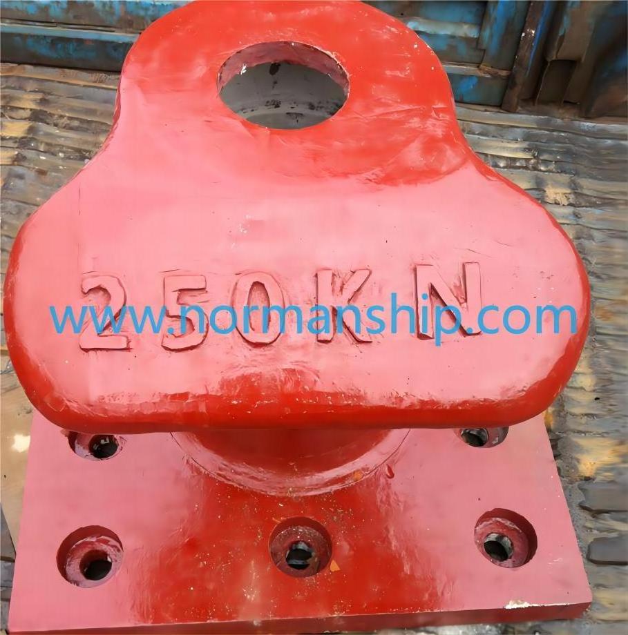 250kn Marine Harbour Dock Steel Square Plate Bollard