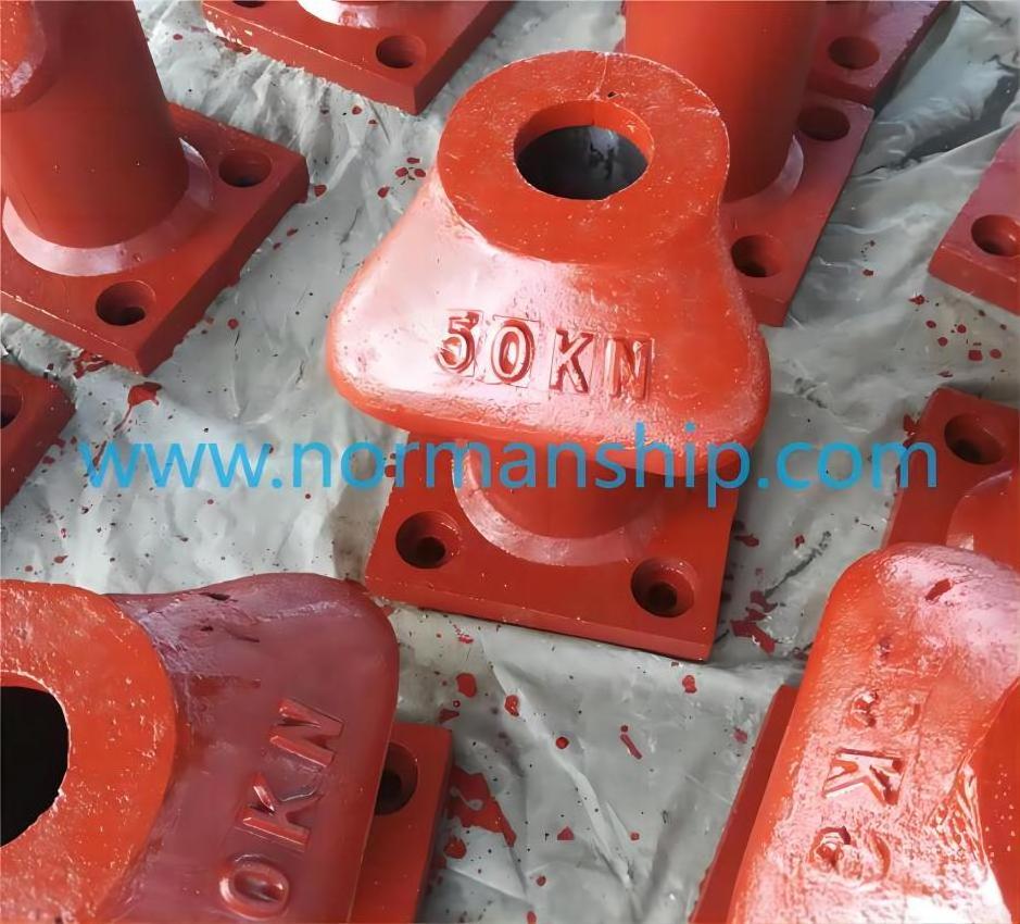 250kn Marine Harbour Dock Steel Square Plate Bollard