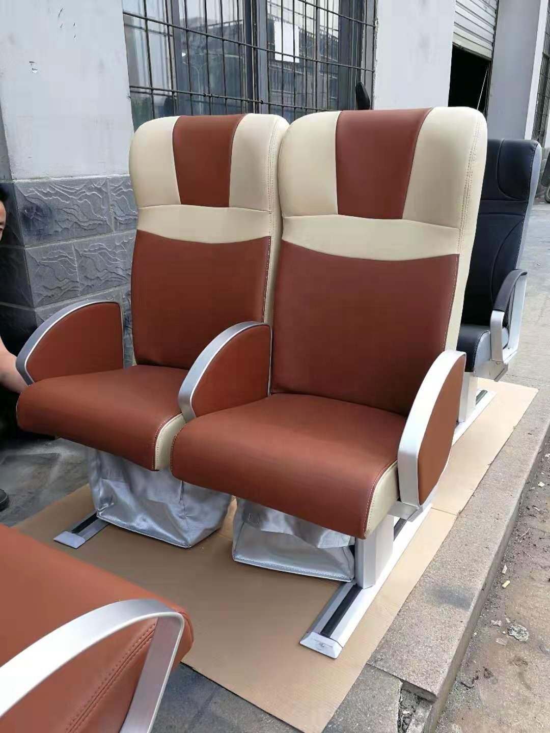 PU durable wear-resistant passenger water proof reclining ferry seat Marine Boat Luxury Ferry Seats for VIP Class Cabin