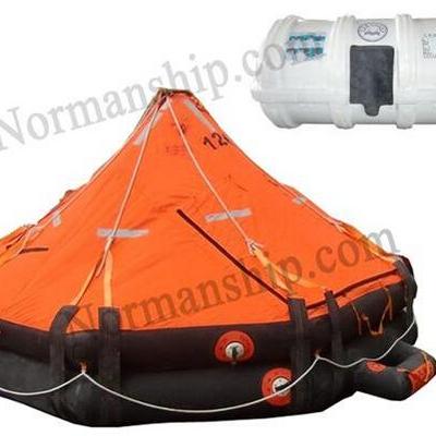 15 person davit launched inflatable viking liferaft