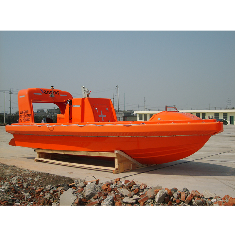 Open lifeboat CCS approved fiberglass lifeboat with high quality