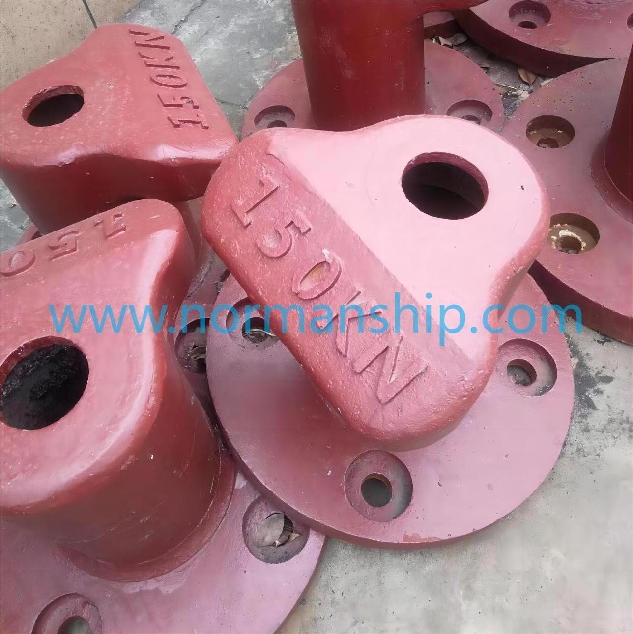 250kn Marine Harbour Dock Steel Square Plate Bollard