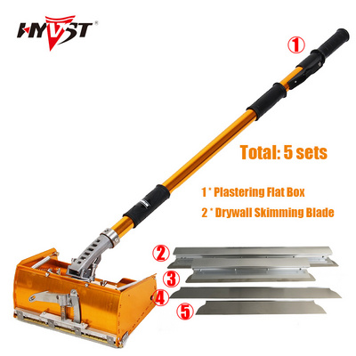 HYVST Drywall Master Tools Plastering Flat Box Practical Drywall Taping Tools PH-10 &Drywall Finishing Skimming Blade