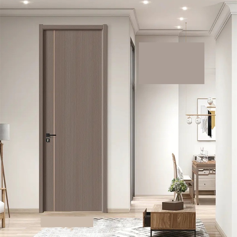 Teak wood single door designs painting solid wood bifold pvc doors composite wooden door wholesale