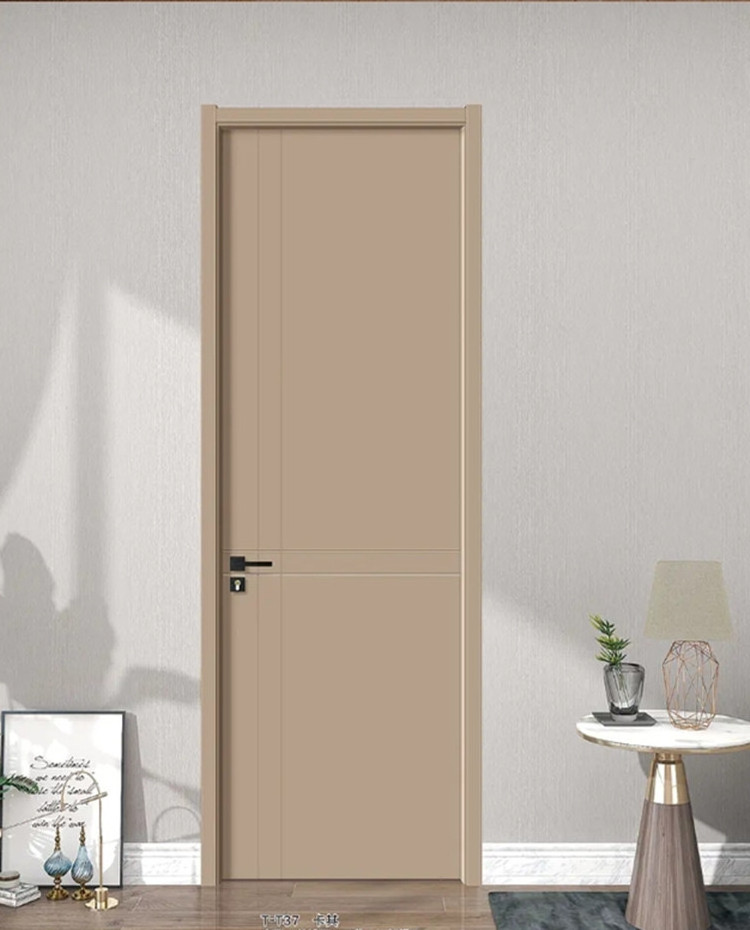 Teak wood single door designs painting solid wood bifold pvc doors composite wooden door wholesale