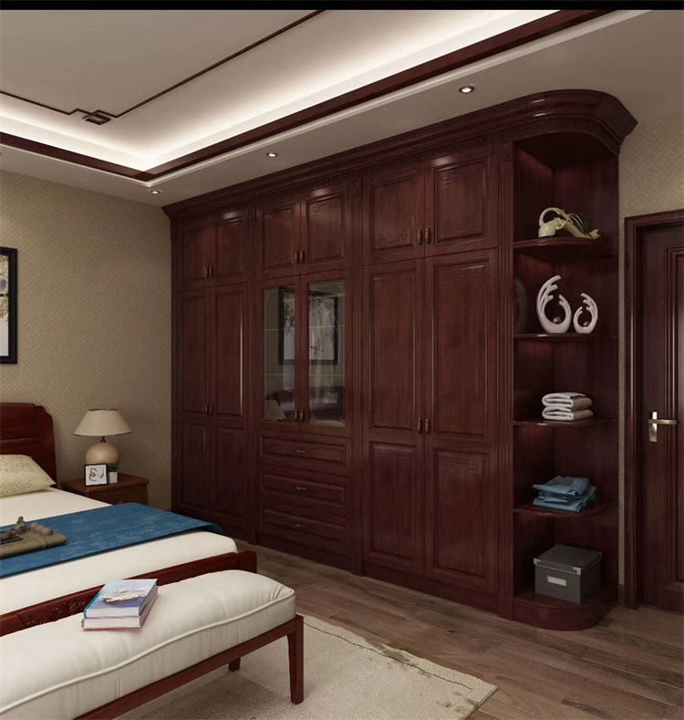 Factory Direct Sale Modern Design Portable High End Bedroom Wooden Wardrobes Closet