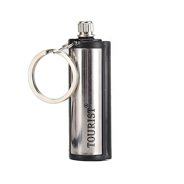 ORANGEGAZ Immortal Lighter - Metal Keychain Flint Match Stick Kerosene Refillable Lighter,for Outdoor Camping Hiking gas matches