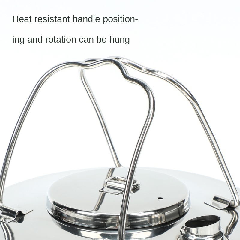 Professional  New folding cooking pot multifunction cooking pot stainless steel camping kettle