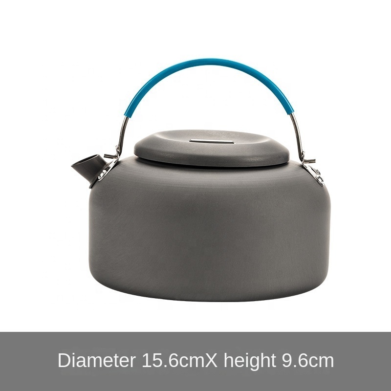 Chinese supplier New fashion 0. 8l teapot camping boiling water tea pot outdoor kettle portable camping aluminum pot