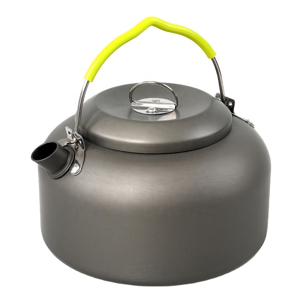 Chinese supplier New fashion 0. 8l teapot camping boiling water tea pot outdoor kettle portable camping aluminum pot