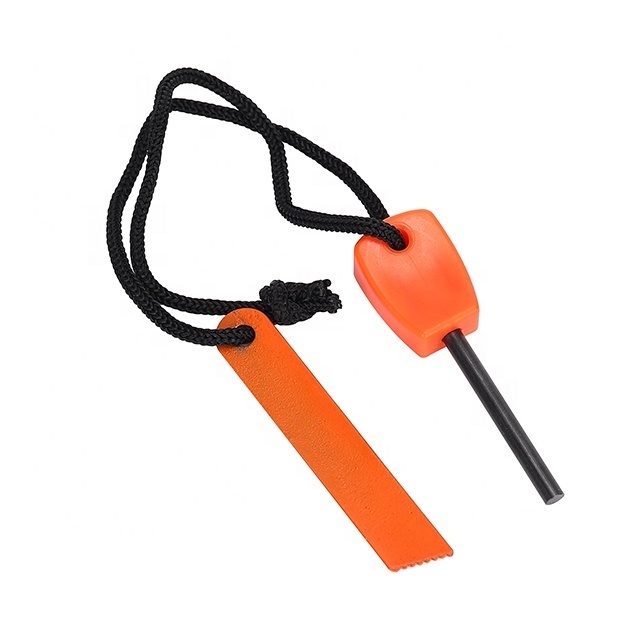 Camping emergency equipment Ferrocerium ferro Rods Flint and steel stone survival fire starter striker magnesium firestarter