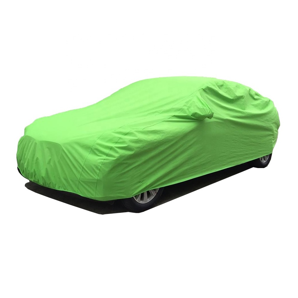 Waterproof Automatic Blue Folding Car Cover Full Set Car Body Cover