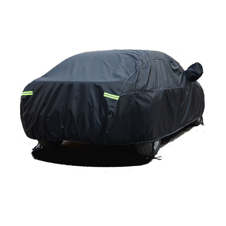 Two Layers PVC PP Cotton Car Windshield Snow Cover Waleroof Automatic Car Cover