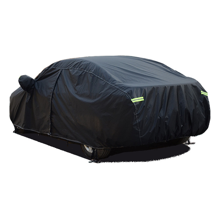 Two Layers PVC PP Cotton Car Windshield Snow Cover Waleroof Automatic Car Cover