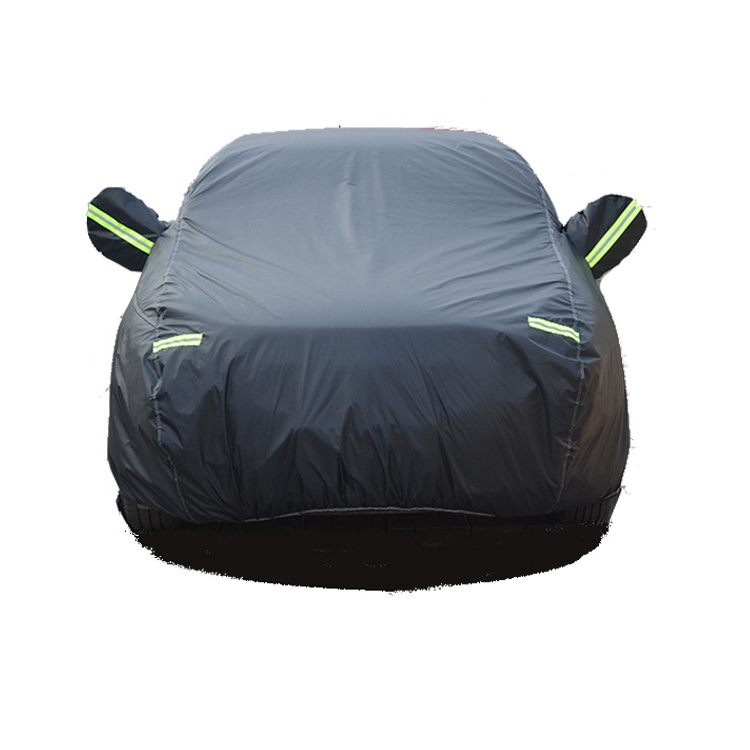 Two Layers PVC PP Cotton Car Windshield Snow Cover Waleroof Automatic Car Cover