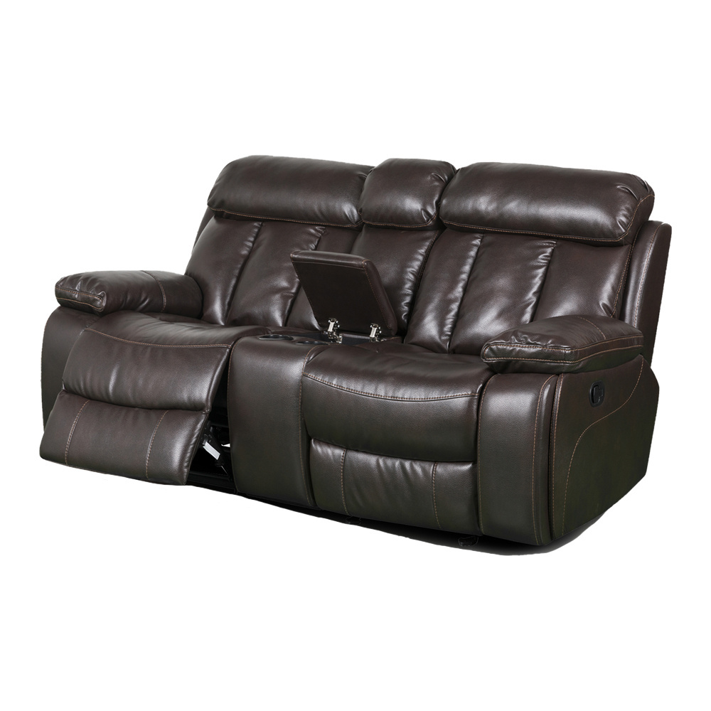 Living Room Furniture 3+2+1 Seater Manual Loveseat Motion Recliner Sofa Set Reclinable