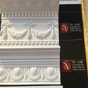 Polyurethane material cornice moulding for interior decoration