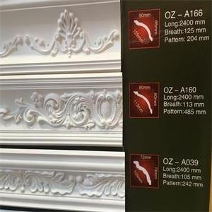 Architectural Foam Trim White Cornice Polyurethane Cornice decorative polyurethane cornice molding