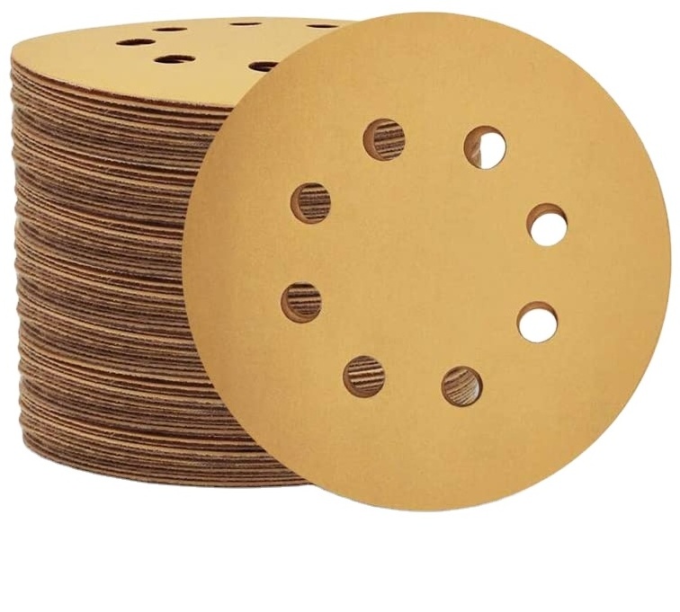 Sand Disc Abrasive Paper Sanding Discs Assorted Grits Sandpaper 125mm Sand Paper Dis Round Sandpaper Discs