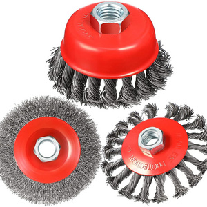 High Quality Wooden Handle Steel Wire Brushes Steel Wire Cup Brush Stainless Steel Wire Brushes