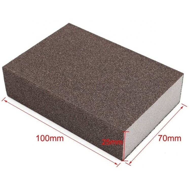 Wholesale Magic sponge Best Price OEM 40-220 Grit Durable Cleaning Sanding Sponges & Blocks Aluminum Oxide Sanding Sponge Blocks