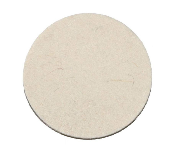 75mm Compressed Wool Felt Discs for for Car Glass Plastic Metal Stone Polishing