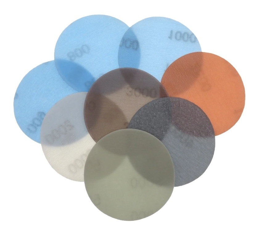 3/4/5/6inch FV Superfine Wet/Dry Auto Body Film Sanding Discs Hook&Loop Paint Paper Abrasive Sandpaper 600#-5000#