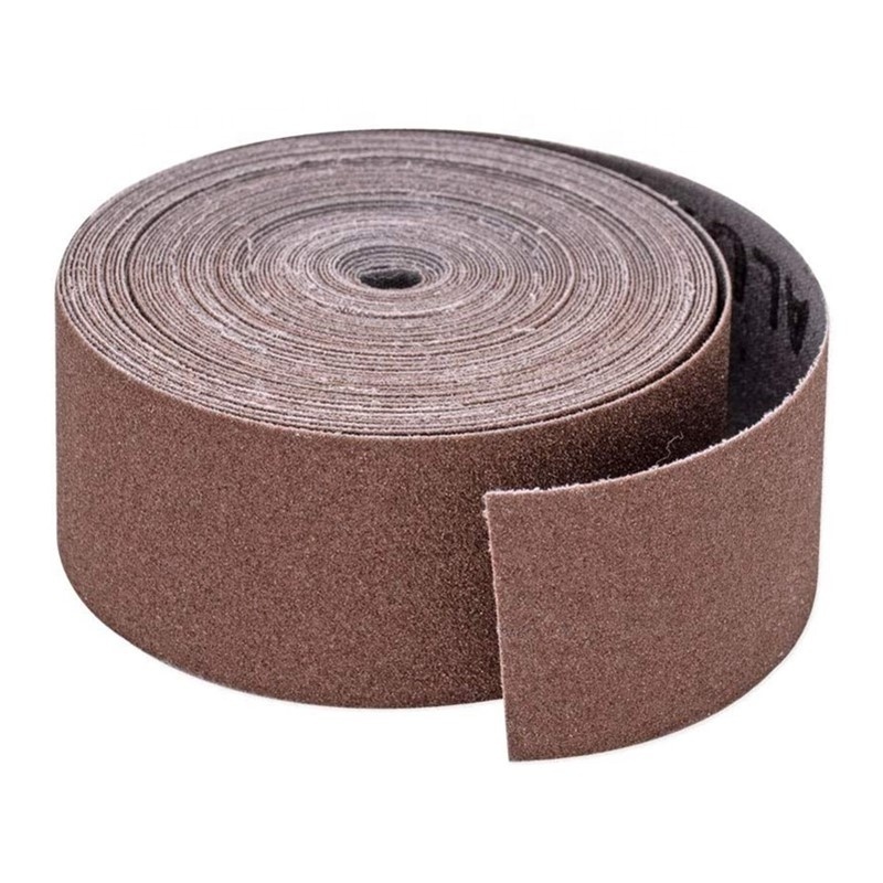 4inch*50M Grit 40 60 80 Waterproof Abrasive Rolls Sand Cloth Roll for Polishing Wood Metal by Hand Used with Soft Cloth Backing