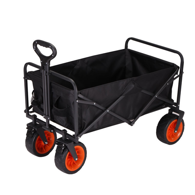 Stainless Steel Portable Folding Trolley Cart Beach Camping Garden Collapsible electric wagon cart