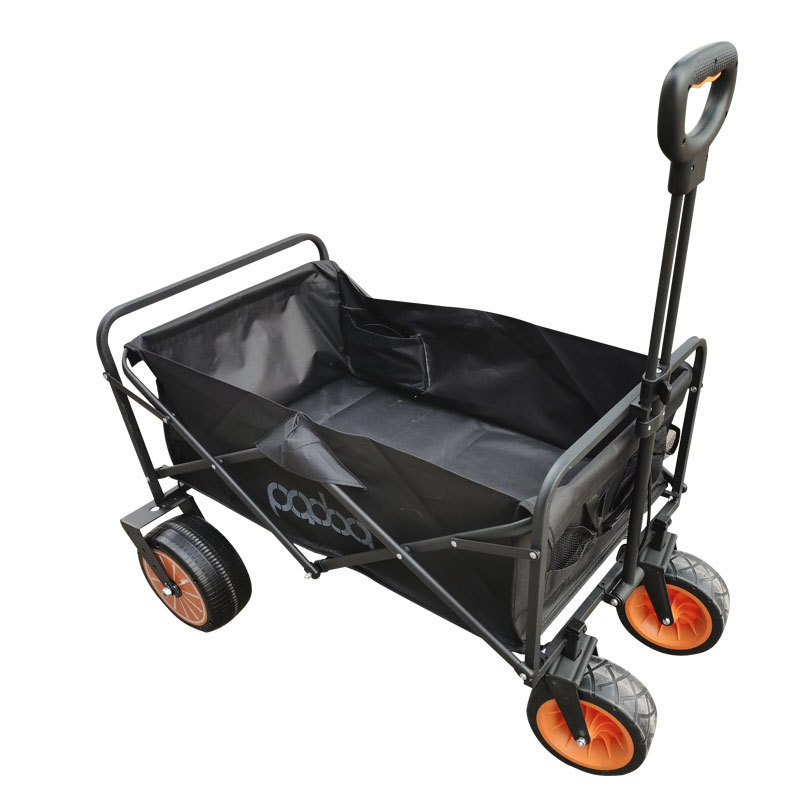 Beach Wagon Cart with Big Wheels Collapsible Folding Wagon Cart electric wagon cart