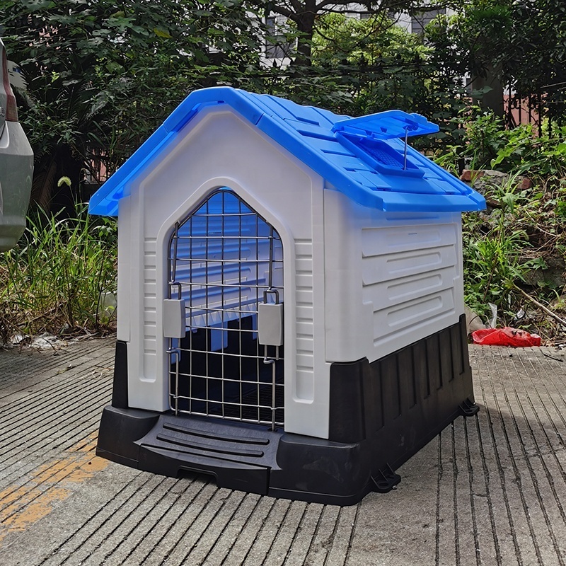 2022 New Easy assemble and disassemble plastic animal crate for dog house