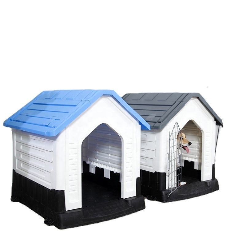 Custom Modern Waterproof Detachable Outdoor Indoor Plastic Pet Kennels Dog House with Door