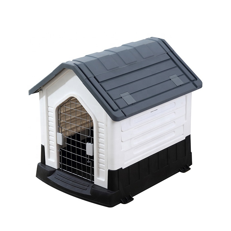 2022 New great house heavy duty plastic collapsible free dog cages and crates