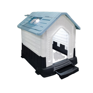 Custom Modern Waterproof Detachable Outdoor Indoor Plastic Pet Kennels Dog House with Door