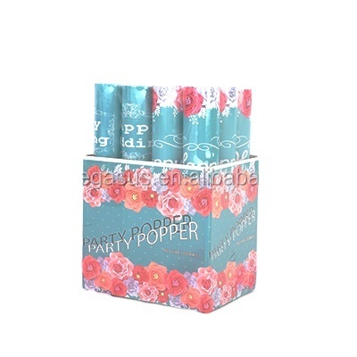 Custom Performance pink glitter small confetti party poppers