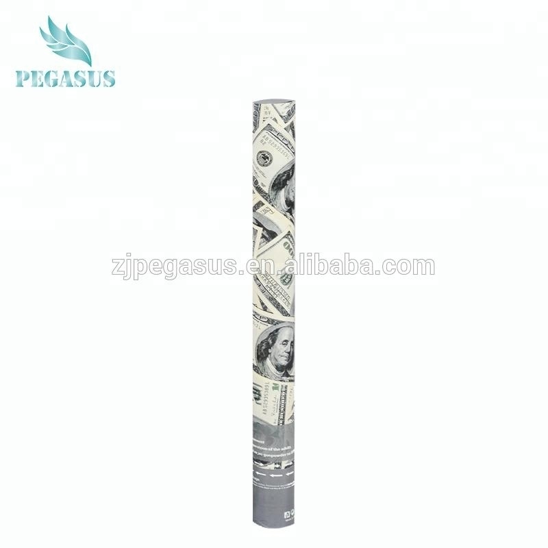 Custom dollar confetti cannon with money confetti party poppers money confetti for party supplies