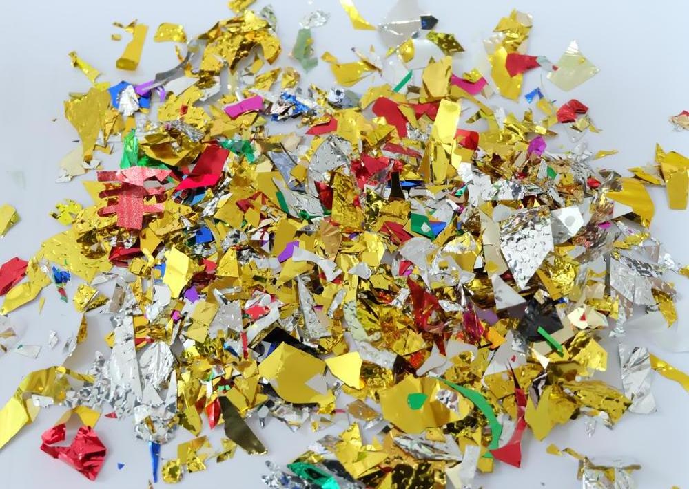 Gold party popper low price confetti cannon streamers