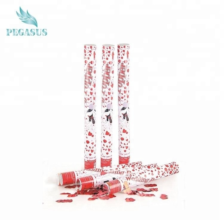 Push Streamer No Fire Wedding Party Favor Compressed Air Pegasus Event & Party Supplies,decoration Plastic Paper,plastic Paper