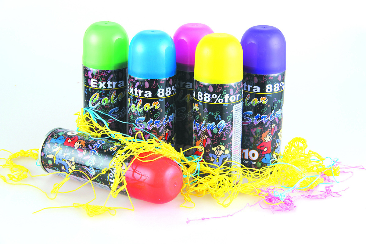 Biodegradable Silly String Spray Edible Silly String Christmas Party Decoration Letterpress Printing Event & Party Supplies 45g