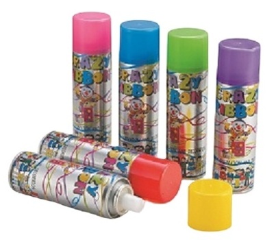 Colorful Wholesale silly string party string spray