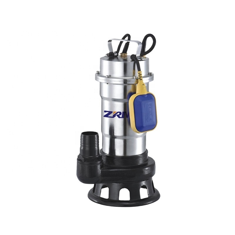 WQD-750AF 1HP 750W 220V Low Pressure Single Phase Submersible Sewage Water Pump With Float Switch For Sewage Delivery