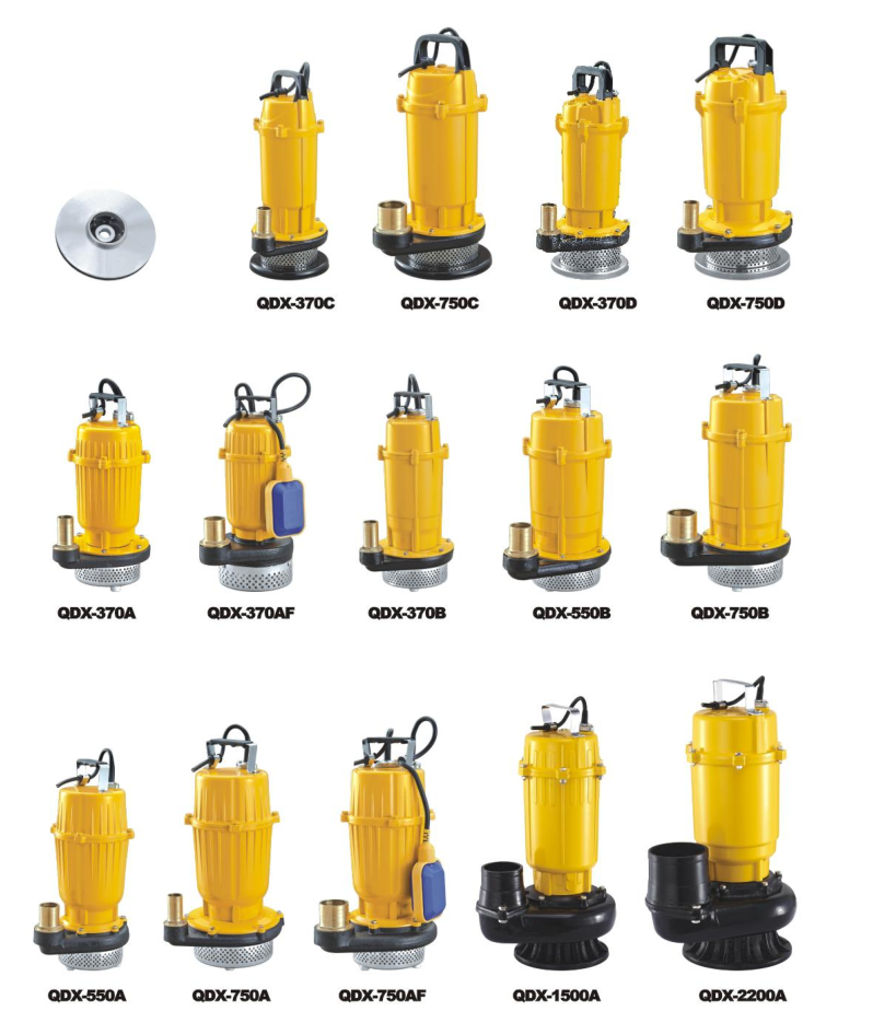 QDX Series Circulating electric ac Submersible clean Water Pump For Family Homes