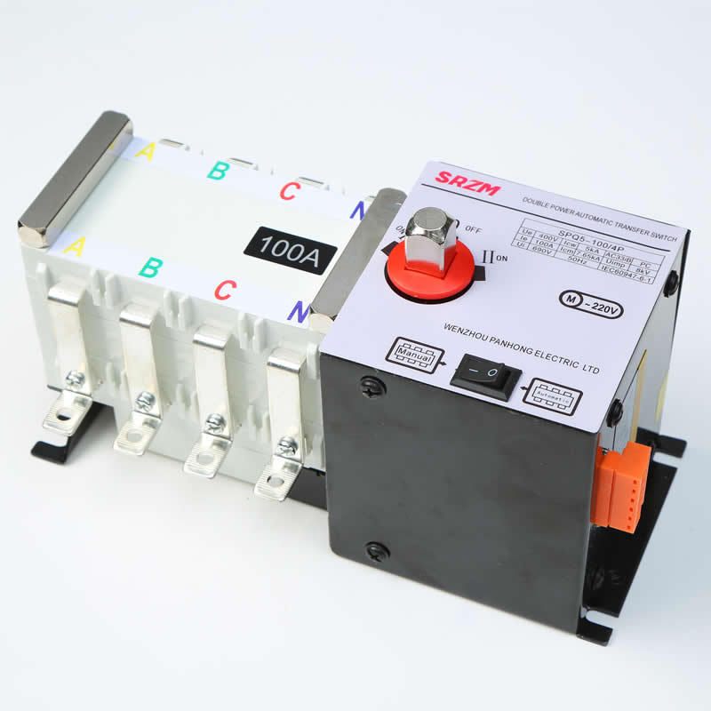 Automatic transfer switch 100 amp PC grade three-phase 400V ATS industrial distribution with oem 200a dual power switch