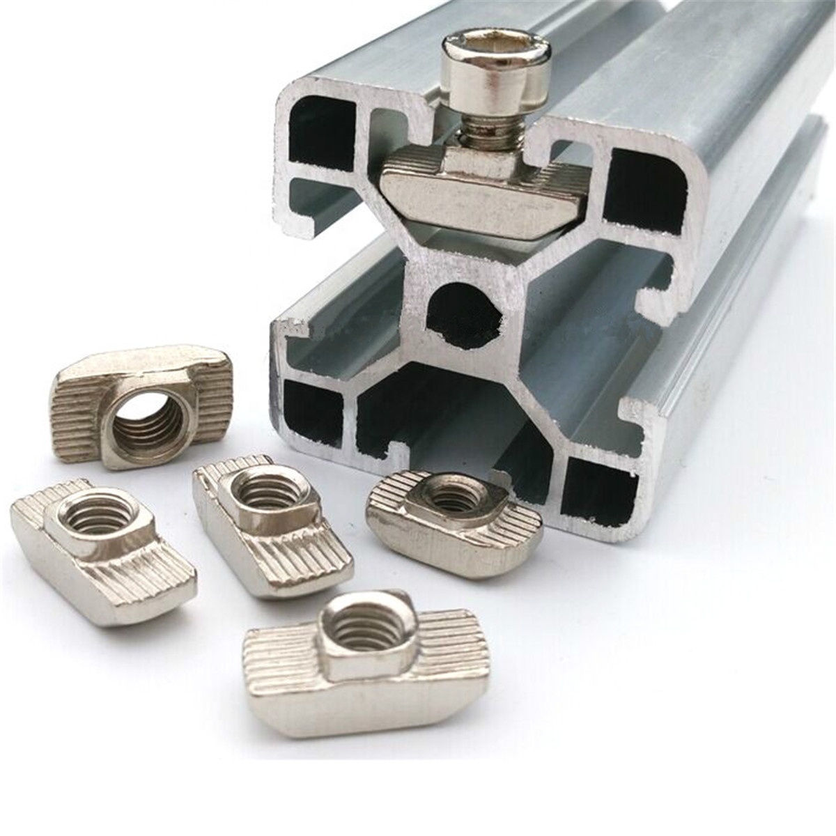 M3 M4 M5 M8 Slot Hammer Head Nut Fastener Connector T-Nut for 2020 3030 Aluminum Profile Accessories Groove Nut