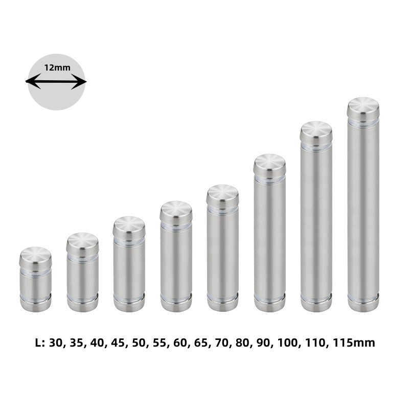 Double Head Sign Standoff Screws Stainless Steel Standoff Spacers