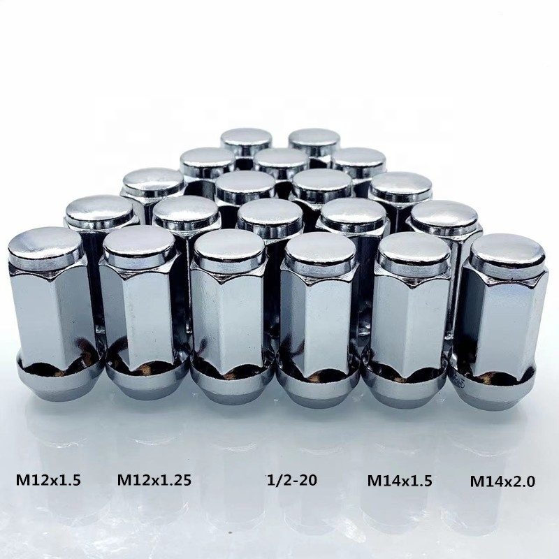 Chrome Cone Seat Style Lug Nut Set (M14 x 1.5 Thread Size)