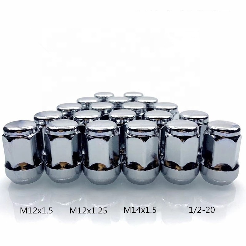 Chrome Cone Seat Style Lug Nut Set (M14 x 1.5 Thread Size)