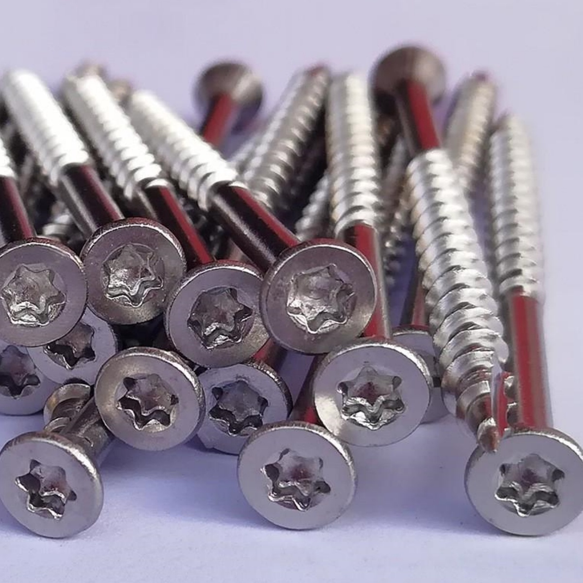 #10 x 3 Inch Stainless Steel Deck Screws T25 Star Drive Type 17 Point 18-8 304 Grade Stainless Steel