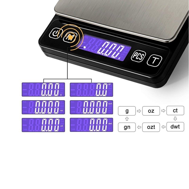 Excellent Quality 500g Mini Pocket Scales 0.01 Accuracy Digital Electronic Jewelry Weighing Pocket Scale For Food